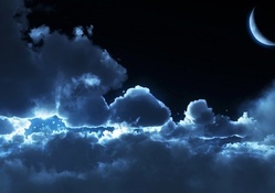 Moonlight in the Clouds!