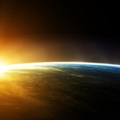 Sunrise in Outer Space