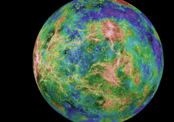 Magellan Radar Map of Venus