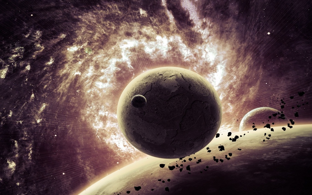 Collision of the Planets