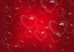Bubbly hearts