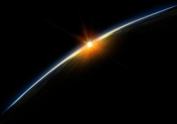 Sunset From Space