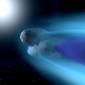 comet coming towards earth  