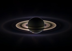 Saturn eclipsing the sun
