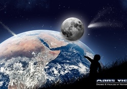 Earth &amp; the Moon