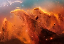 The Orange Nebula ~ Star Nursery