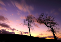 Jupiter, Venus n Moon @ Sunset