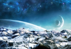Mountains, Planets &amp; Stars of Space