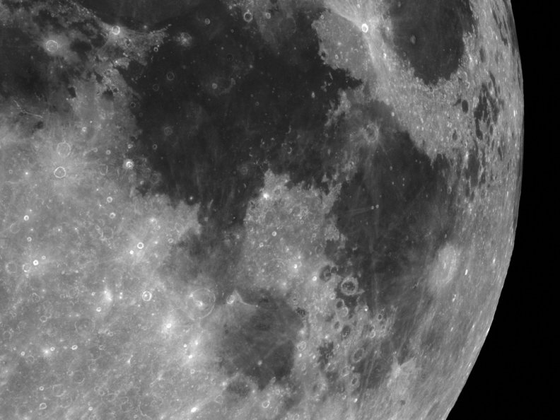 the moon up close