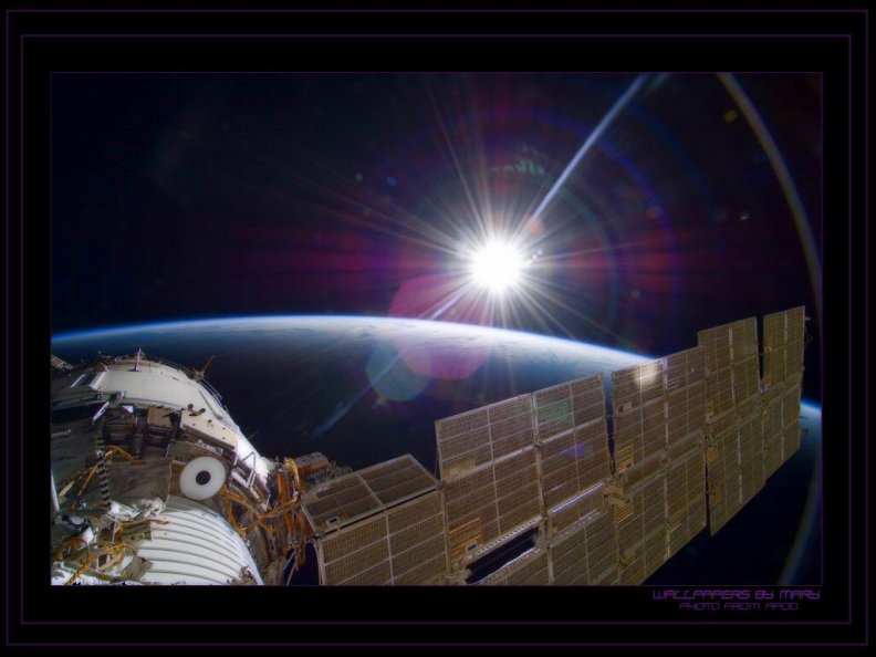 Dawn At The Space Station