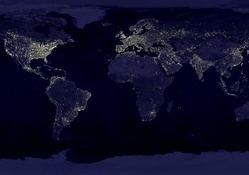 Earth Light Pollution