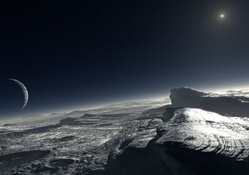 View from Surface Pluto