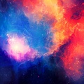 Amazing Colorful Nebula and Stars