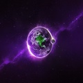 Purple Planet Earth