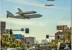 space shuttle in LA