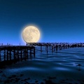 Moon Over Wharf