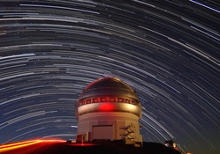 star storm over observatory