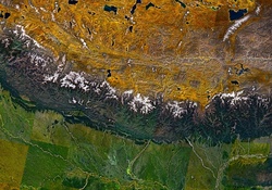 Himalayas From Space