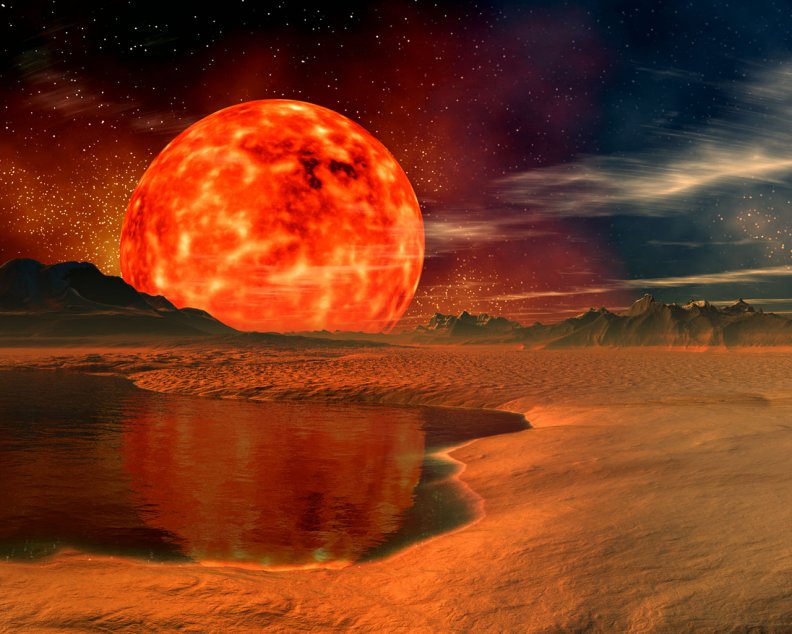 red lava planet 
