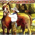 Cowgirl and her Horse 1