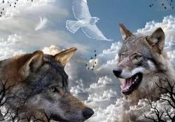 Wolves Fantasy by Milo von Strom