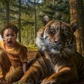 Boy and Tiger