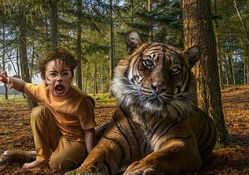 Boy and Tiger