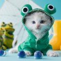 Funny Kitty Frog