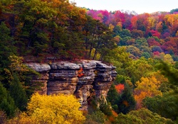 Autumn Overlook Hocking Hills, Ohio