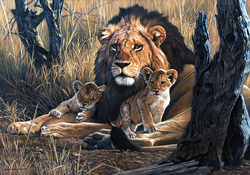 LION AND CUBS