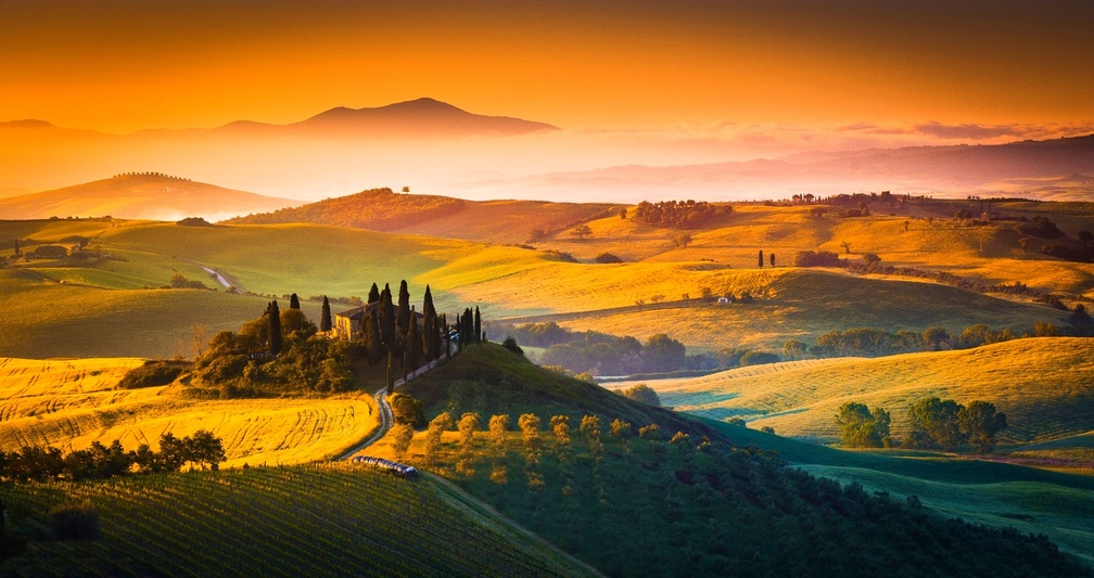 Tuscany Sunrise, Italy