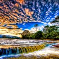 Colorful Waterfall ~ HDR