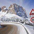 Italian Road in Winter