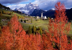 Scenic Mountain Village in Italy