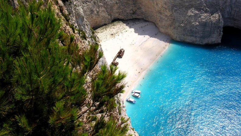 Zakynthos Zante Beach in Greece