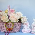 lovely rose basket