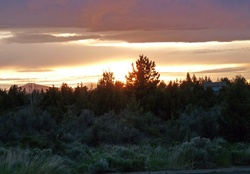 Sunset over Bend
