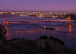 San Francisco Bay at Night