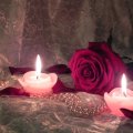 Candles, Lace and Roses