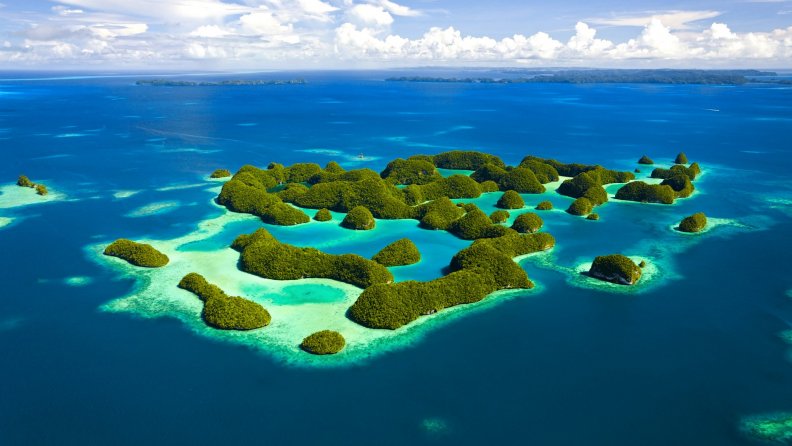 Micronesia Aerial View