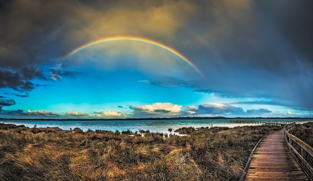 Rainbow Over Lake Clifton