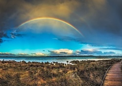 Rainbow Over Lake Clifton