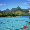 Beautiful Lagoon in French Polynesia