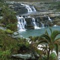 Beautiful Waterfall on South African Coast