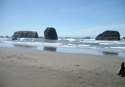 Beautiful beach Bandon, Oregon
