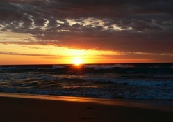 glorious ocean sunrise