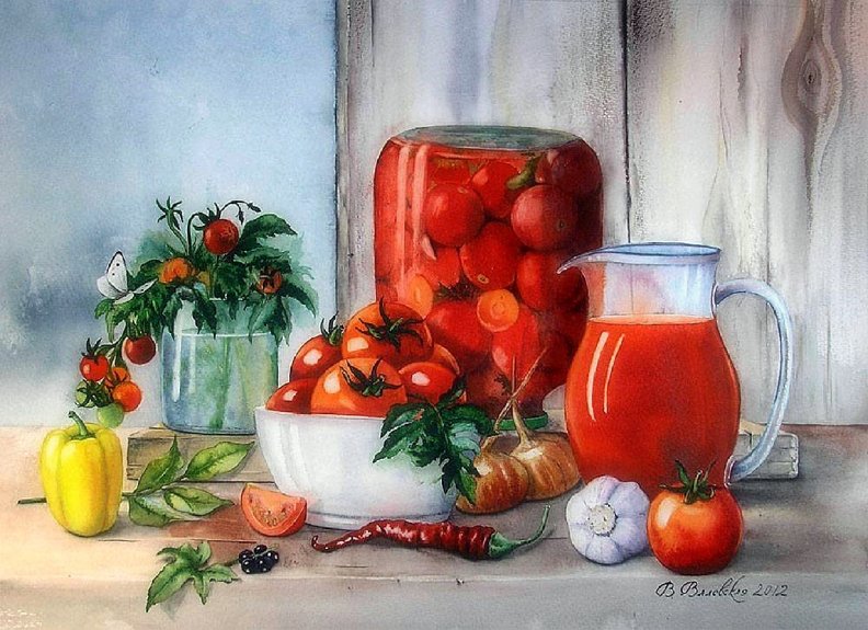 'Still Life with Tomatoes'