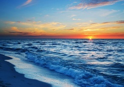 marvelous ocean sunset