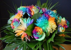 Gorgeous color bouquet