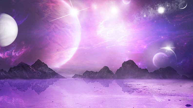 Purple Sky Space